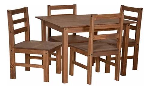 Juego De Comedor + 4 Sillas - Tienda Universo