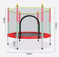 Thumbnail for Cama Elastica Niño Trampolín 140 Cm Diámetro Cobertor Red