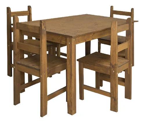 Juego Comedor + 4 Sillas - Tienda Universo