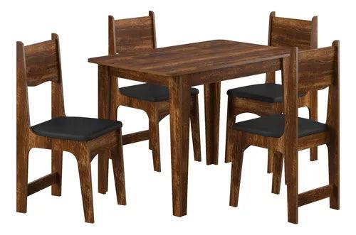 Juego De Comedor + 4 Sillas - Tienda Universo