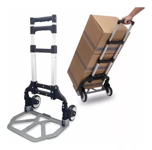 Carro De Carga Plegable Transportador 70kg - Tienda Universo