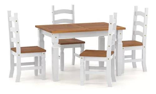 Juego De Comedor Mesa + 4 - Tienda Universo