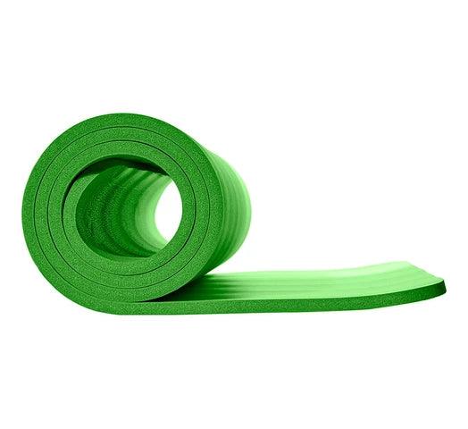 Alfombra Mat de Yoga 1cm Espesor con Superficie Antideslizante + Cinta de Transporte - Verde - #𝑼𝑺𝒉𝒐𝒑