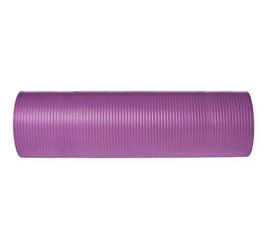 Alfombra Mat de Yoga 1cm Espesor con Superficie Antideslizante + Cinta de Transporte - Lila - #𝑼𝑺𝒉𝒐𝒑