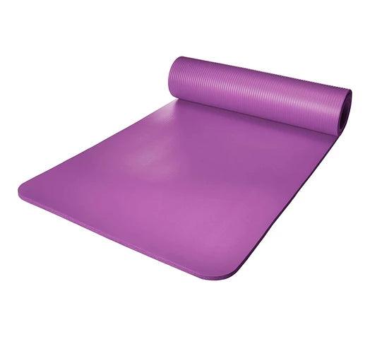 Alfombra Mat de Yoga 1cm Espesor con Superficie Antideslizante + Cinta de Transporte - Lila - #𝑼𝑺𝒉𝒐𝒑