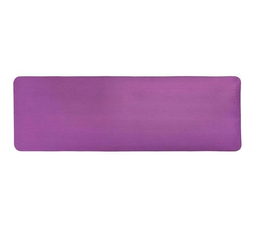 Alfombra Mat de Yoga 1cm Espesor con Superficie Antideslizante + Cinta de Transporte - Lila - #𝑼𝑺𝒉𝒐𝒑