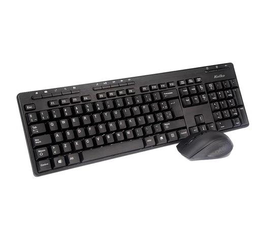 Combo Teclado y Mouse Inalámbrico Kolke Receptor Nano USB - Tienda Universo