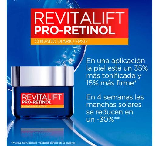 Crema L'Oréal París Revitalift Día con Pro-Retinol y FPS17 50ml - #𝑼𝑺𝒉𝒐𝒑