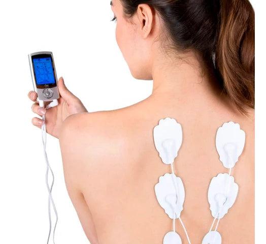 Electroestimulador Muscular GADNIC Portátil, Recargable, con 8 PADS, 24 Modos de Masajes y 10 Niveles de Intensidad - #𝑼𝑺𝒉𝒐𝒑