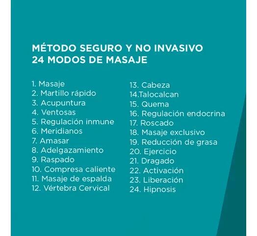 Electroestimulador Muscular GADNIC Portátil, Recargable, con 8 PADS, 24 Modos de Masajes y 10 Niveles de Intensidad - #𝑼𝑺𝒉𝒐𝒑