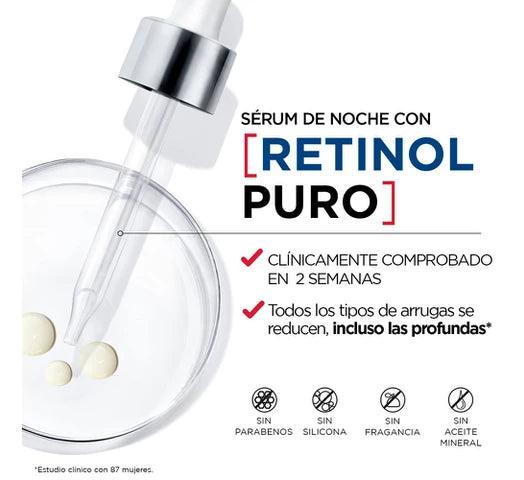 Sérum Revitalift Noche Retinol Puro L'Oréal París de 30ml - #𝑼𝑺𝒉𝒐𝒑