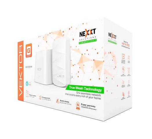 Sistema WIFI Nexxt Vektor G2400-AC Tecnología True Mesh con Puerto Gigabit - Tienda Universo